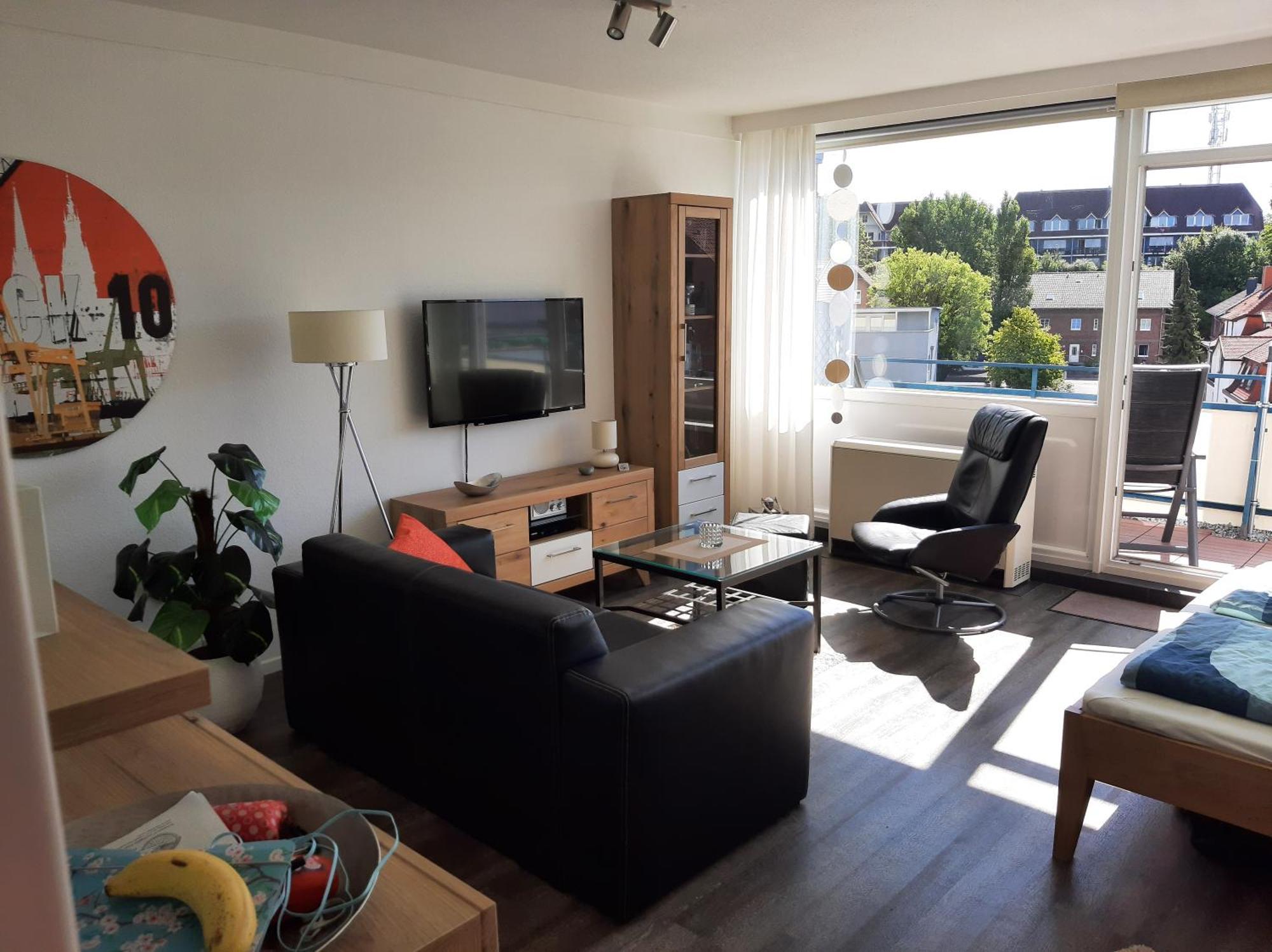 Penthouse Ferienwohnung Auszeit, Gerne Mit Hund, Wlan Inkl. ลาเบอ ภายนอก รูปภาพ