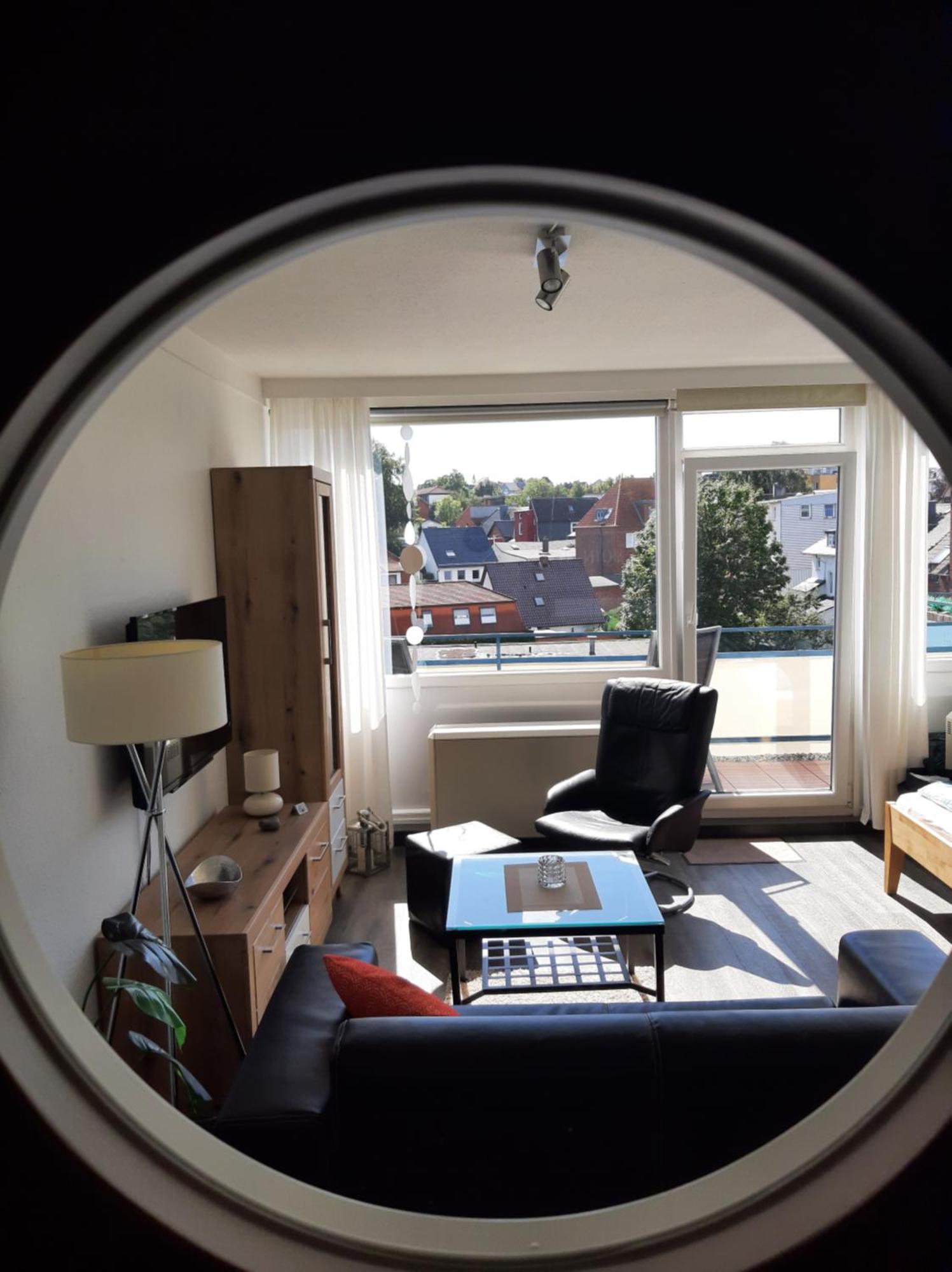 Penthouse Ferienwohnung Auszeit, Gerne Mit Hund, Wlan Inkl. ลาเบอ ภายนอก รูปภาพ