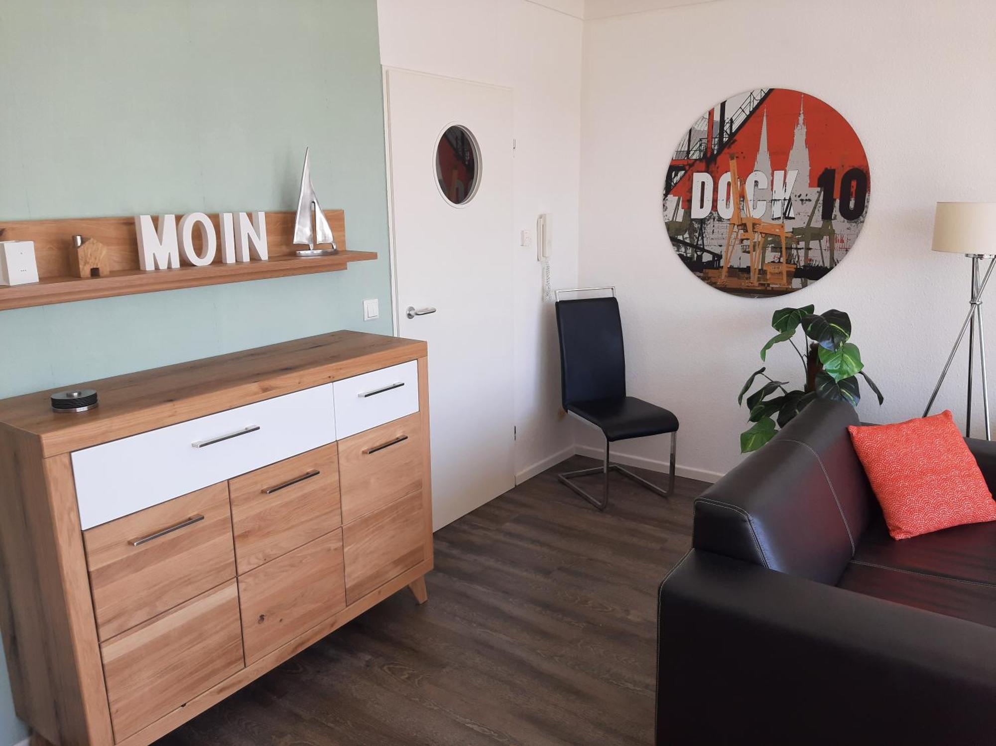 Penthouse Ferienwohnung Auszeit, Gerne Mit Hund, Wlan Inkl. ลาเบอ ภายนอก รูปภาพ