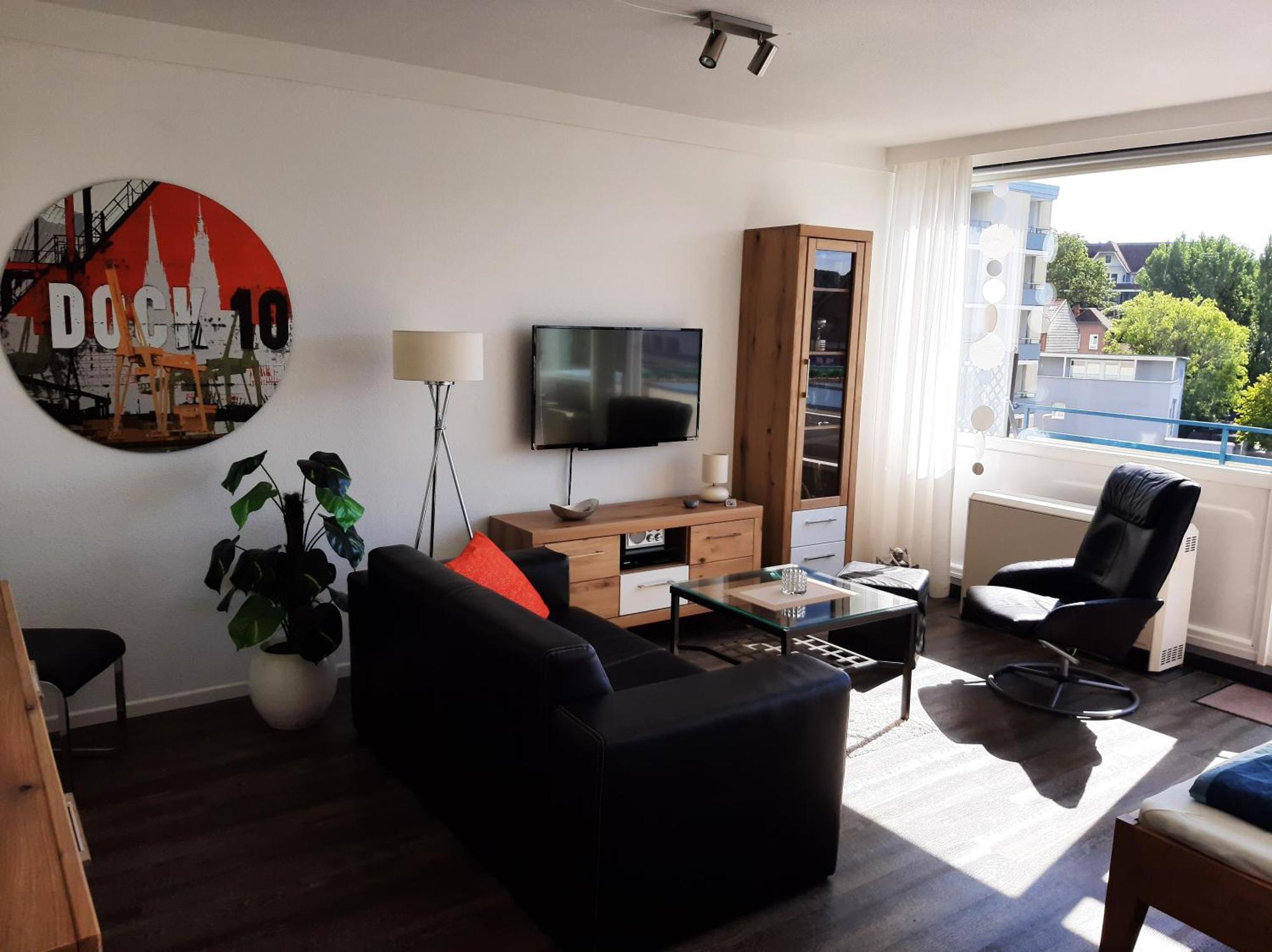 Penthouse Ferienwohnung Auszeit, Gerne Mit Hund, Wlan Inkl. ลาเบอ ภายนอก รูปภาพ